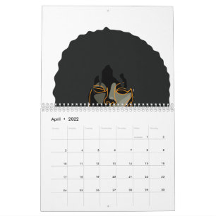 Calendrier des portraits de femmes afro-américain