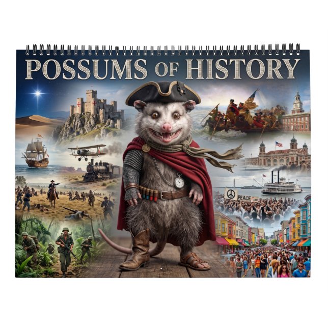Calendrier des Possums de l'Histoire (Dos)