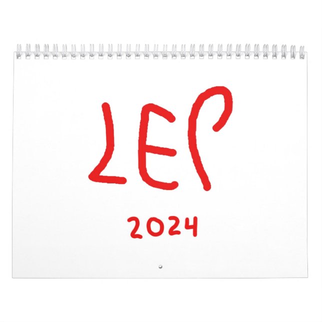 Calendrier des punks à faible effort 2024 (Protection)