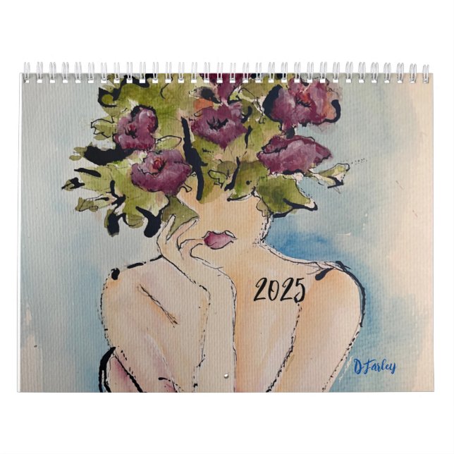 Calendrier des rêves fleurs sauvages 2025 (Protection)