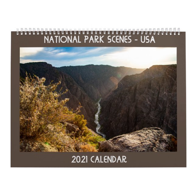 Calendrier des scènes des parcs nationaux de 2021 (Protection)
