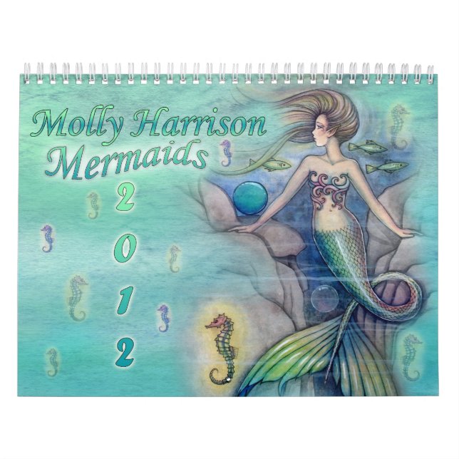 Calendrier des sirènes 2012 par Molly Harrison (Protection)
