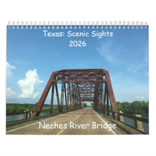 Calendrier des sites pittoresques du Texas