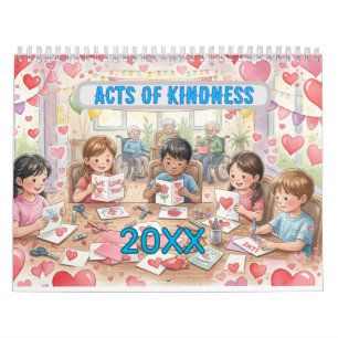 Calendrier des souvenirs d'enfance des actes de ge