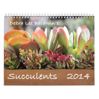 Calendrier des Succulents 2014 par Debra Lee