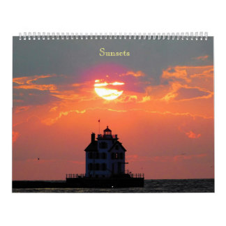 Calendrier des Sunsets du lac