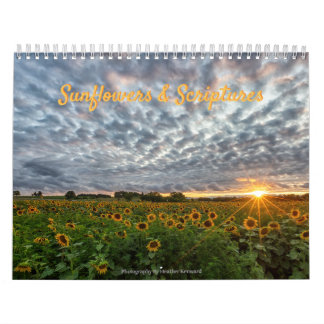 Calendrier des tournesols et des écritures