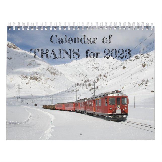 Calendrier des trains pour 2023 vapeur et diesel (Protection)