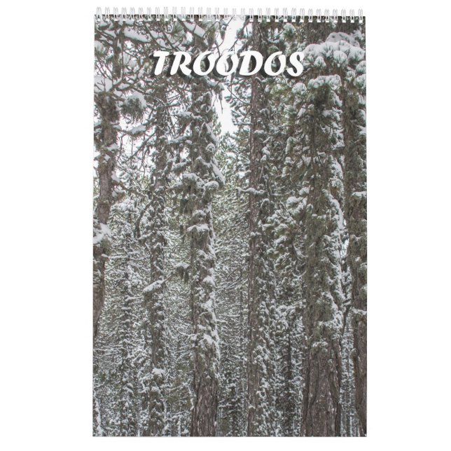 Calendrier des Troodos de Chypre (Dos)