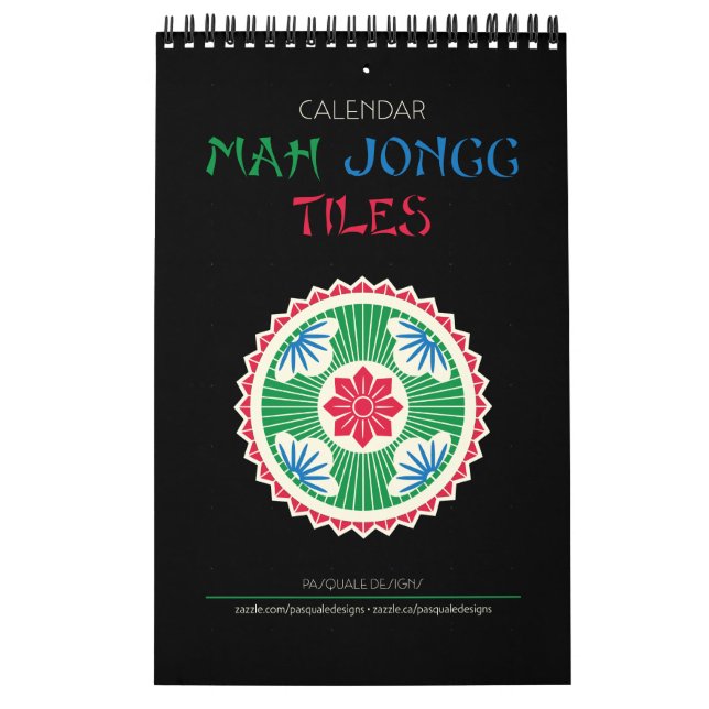 Calendrier des tuiles Mah Jongg (Protection)