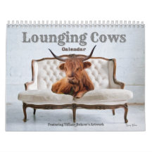 Calendrier des vaches de repos par Tiffany Bohrer