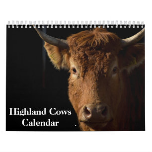 Calendrier des vaches Highland 2026