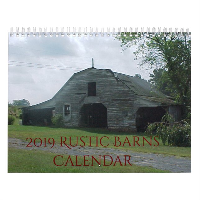 Calendrier des vieilles granges rustiques 2019 (Protection)