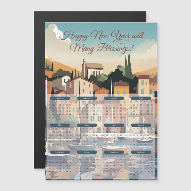 Calendrier des villes balnéaires 2024 (Devant / Derrière)