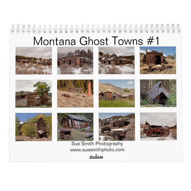 Calendrier des villes fantômes du Montana #1 (Dos)