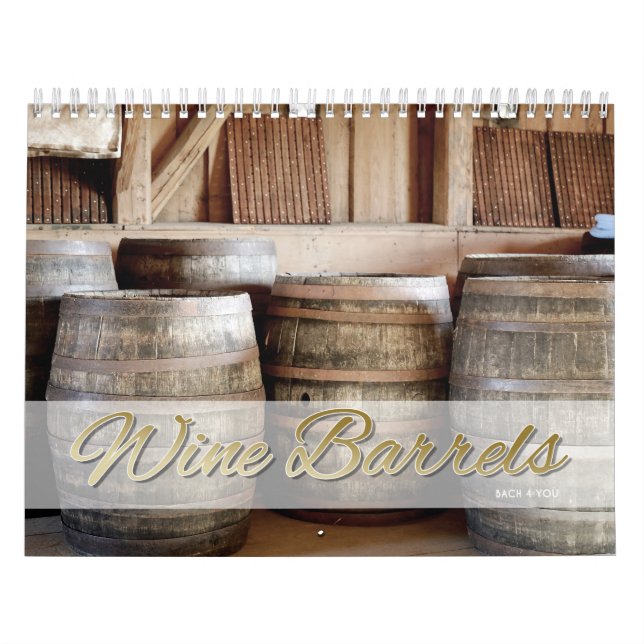 Calendrier des vins - Barils de vin (Protection)