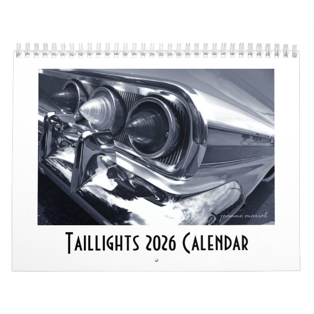 Calendrier des voitures classiques 2026 (Protection)