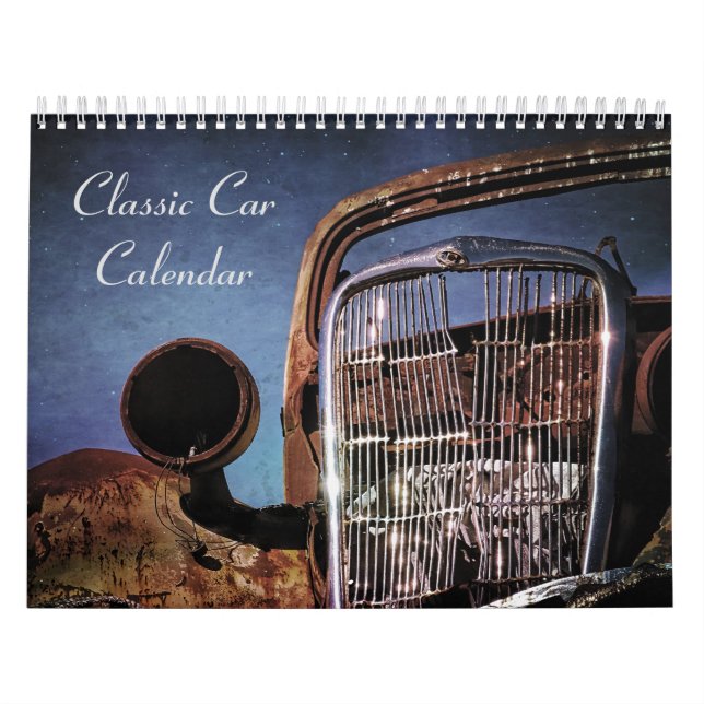 Calendrier des voitures classiques abandonnées (Protection)