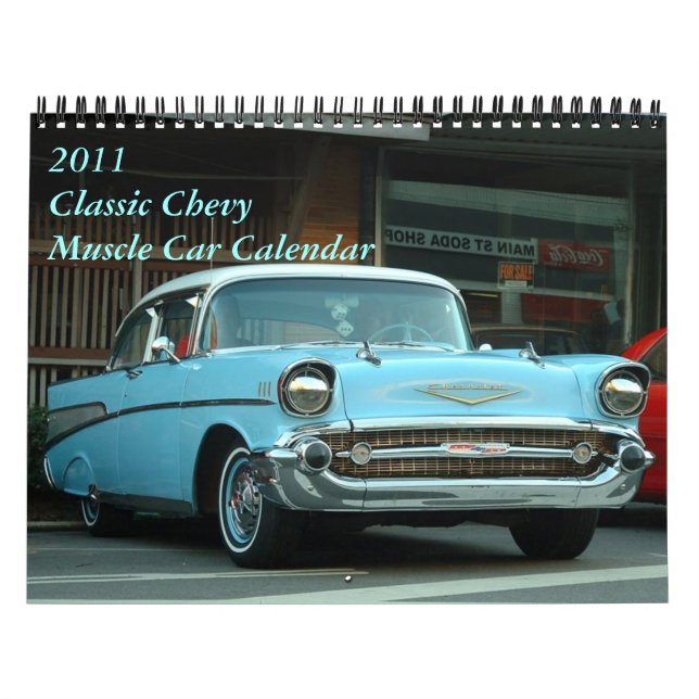 Calendrier des voitures de muscle Chevy Classic 20 (Protection)