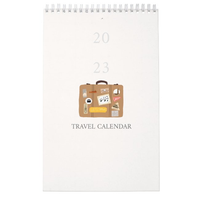 Calendrier des voyages 2023 (Protection)