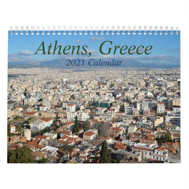 Calendrier des voyages d'Athènes Grèce 2021 (Protection)