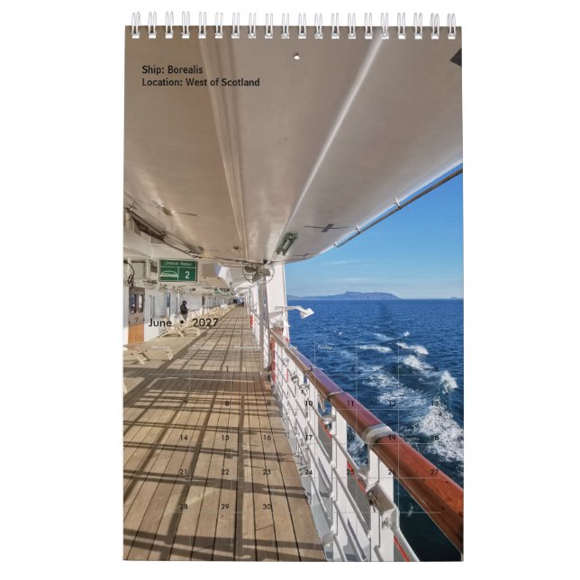 Calendrier des vues de croisière (Jun 2027)