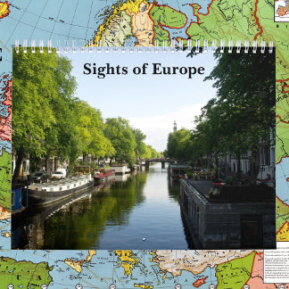 Calendrier des vues de l'Europe
