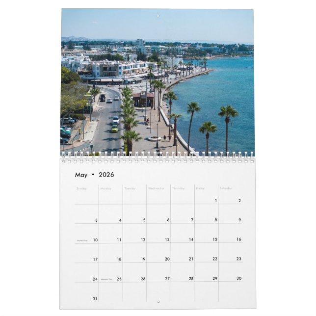 Calendrier des vues de Paphos par PaphosLife (Mai 2026)
