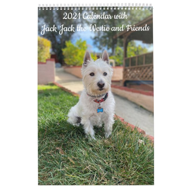 Calendrier des Westie et des chiens 2021 (Protection)