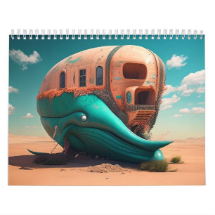Calendrier Desert whale house