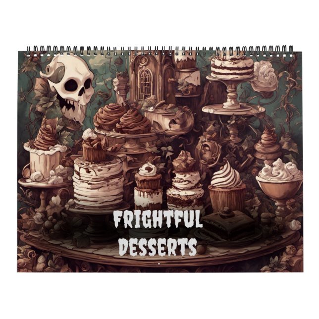 Calendrier Desserts effrayants de Ivy et Bat Gothic Art (Protection)