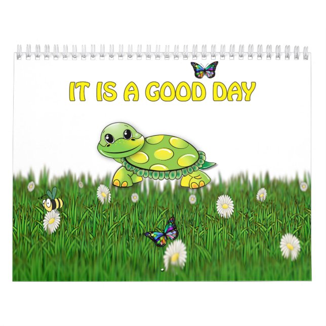 Calendrier Dessin adorable Jote Animal Kids Illustration (Protection)