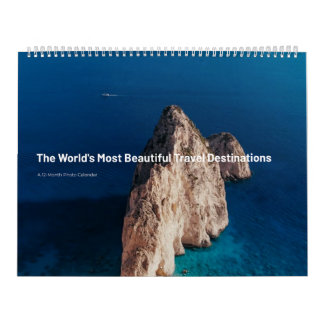 Calendrier Destinations de voyage panoramiques les plus belle