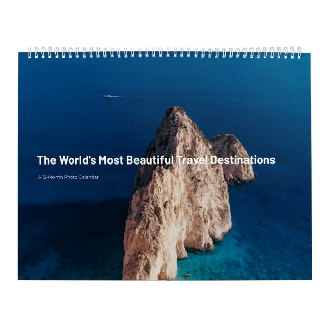 Calendrier Destinations de voyage panoramiques les plus belle (Protection)