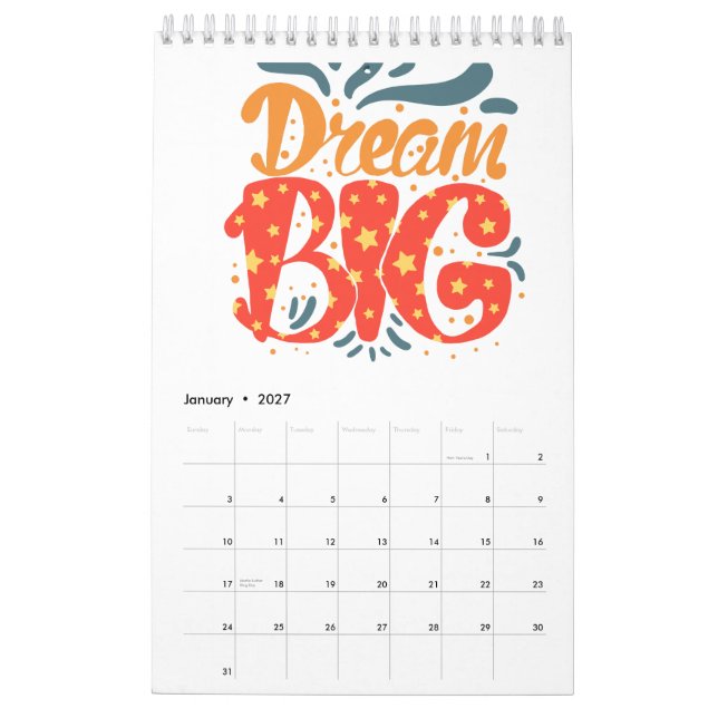 Calendrier Déverrouiller votre potentiel : Elevez votre jeu d (Jan 2027)