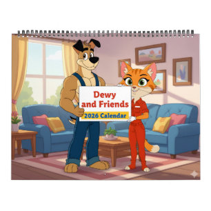 Calendrier Dewy et ses amis 2026