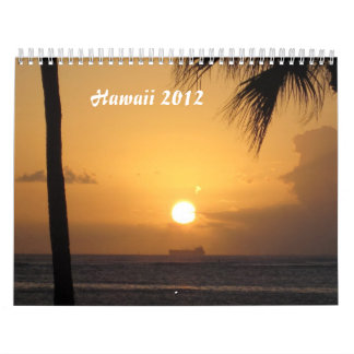 Calendrier d'Hawaï 2012