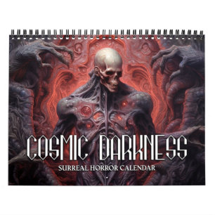Calendrier d'horreur surréaliste 2026 Cosmic Darkn