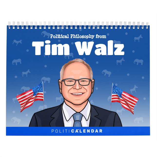 Calendrier d'humour politique de Tim Walz (Protection)