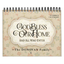 Dieu personnalisé bénissent le planificateur à la