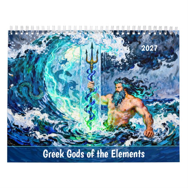 Calendrier Dieux Grecs des Éléments – Pouvoirs Mythiques à Tr (Protection)