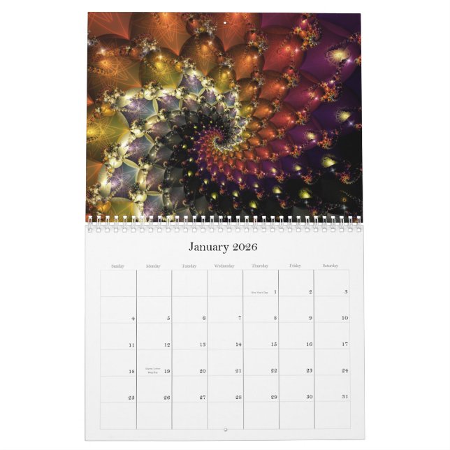 Calendrier Digital Baroque 2017 (Jan 2026)