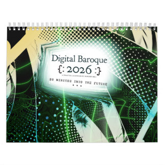 Calendrier Digital Baroque 2026 Calendar