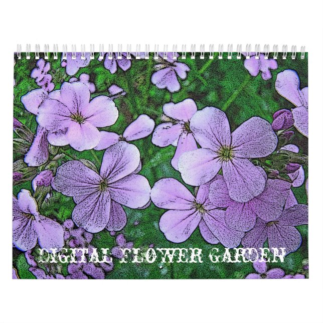 Calendrier Digital Flower Garden (Protection)