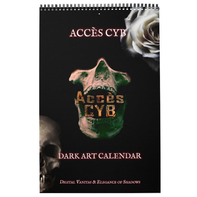 Calendrier Digital Vanitas Wall Calendar – Vertical (Protection)