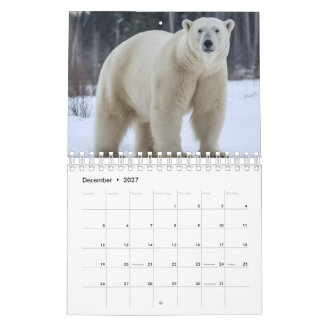 Calendrier d'images d'animaux
