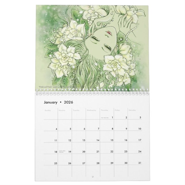 Calendrier d'imaginaire (Jan 2026)