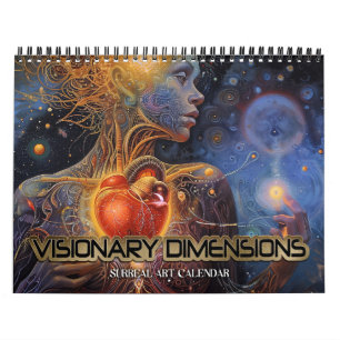Calendrier Dimensions Visionnaires 2025 9 Art Surréel
