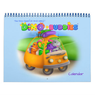 Calendrier Dino-Buddies® - Voyage routier avec Din