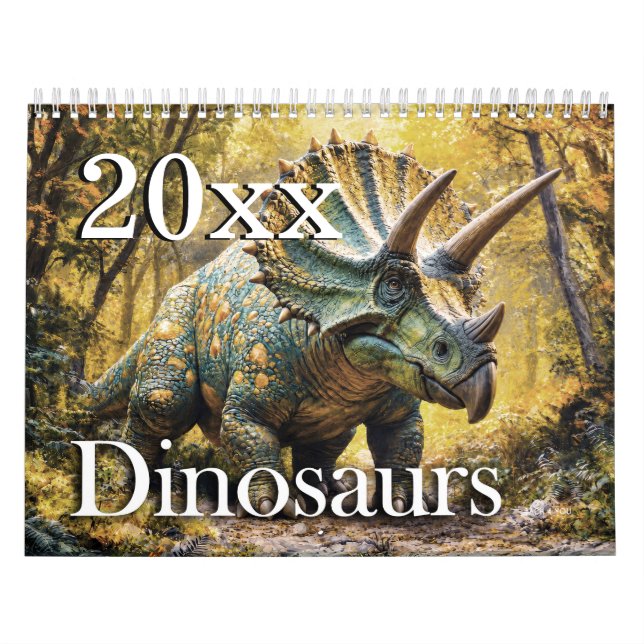 Calendrier Dinosaure – Mondes préhistoriques fascinants (Protection)